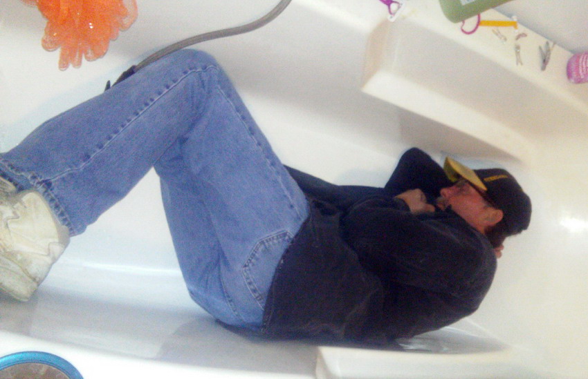  phil, passed out in the bathtub 